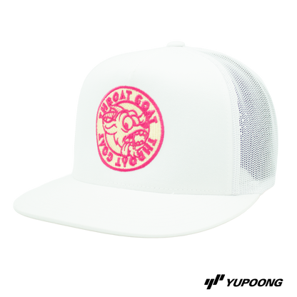 Trucker Throat Goat [off-white/rosa brodyr]