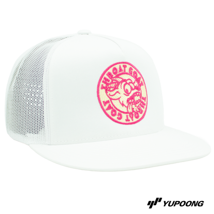 Trucker Throat Goat [off-white/rosa brodyr]