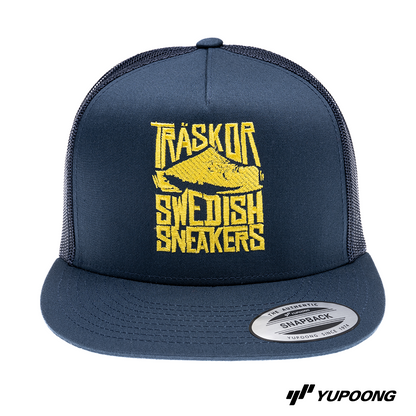Trucker Träskor Swedish Sneakers [gul brodyr]