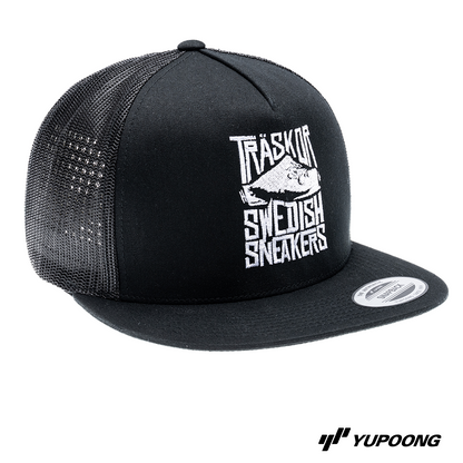 Trucker Träskor Swedish Sneakers [vit brodyr]