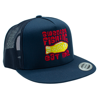 Trucker Swedish fishing. Eat me.