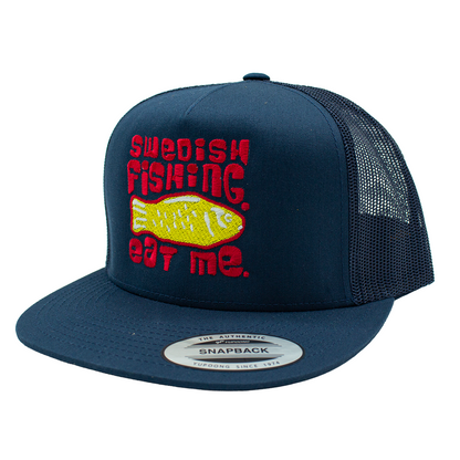 Trucker Swedish fishing. Eat me.