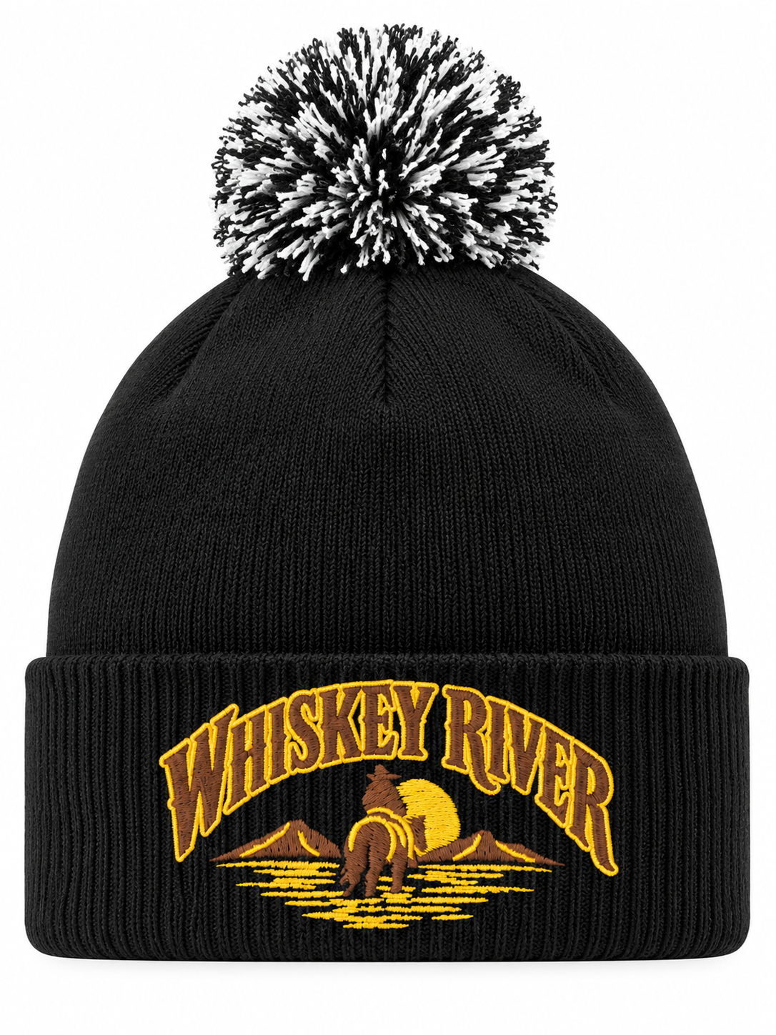 Detaljvy av Whiskey River på person
